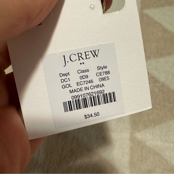 J crew Double-sided heart stud earrings - Picture 3 of 3